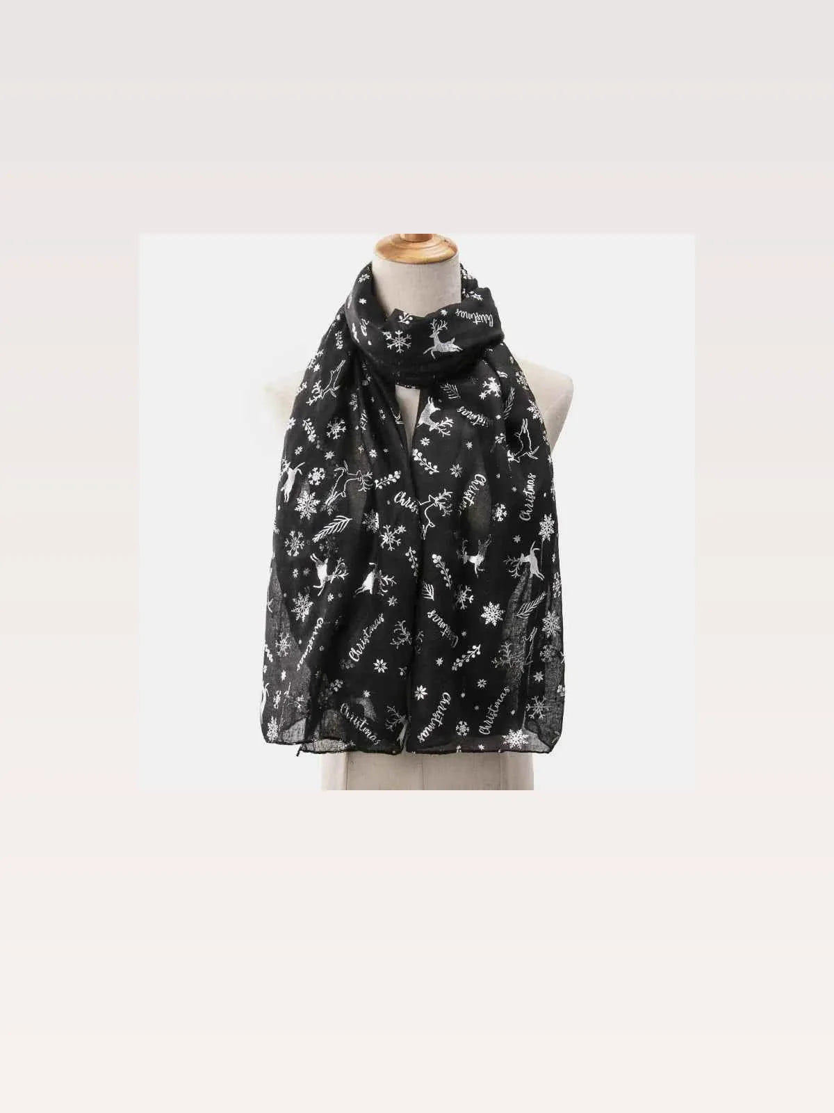 Christmas Element Polyester Scarf