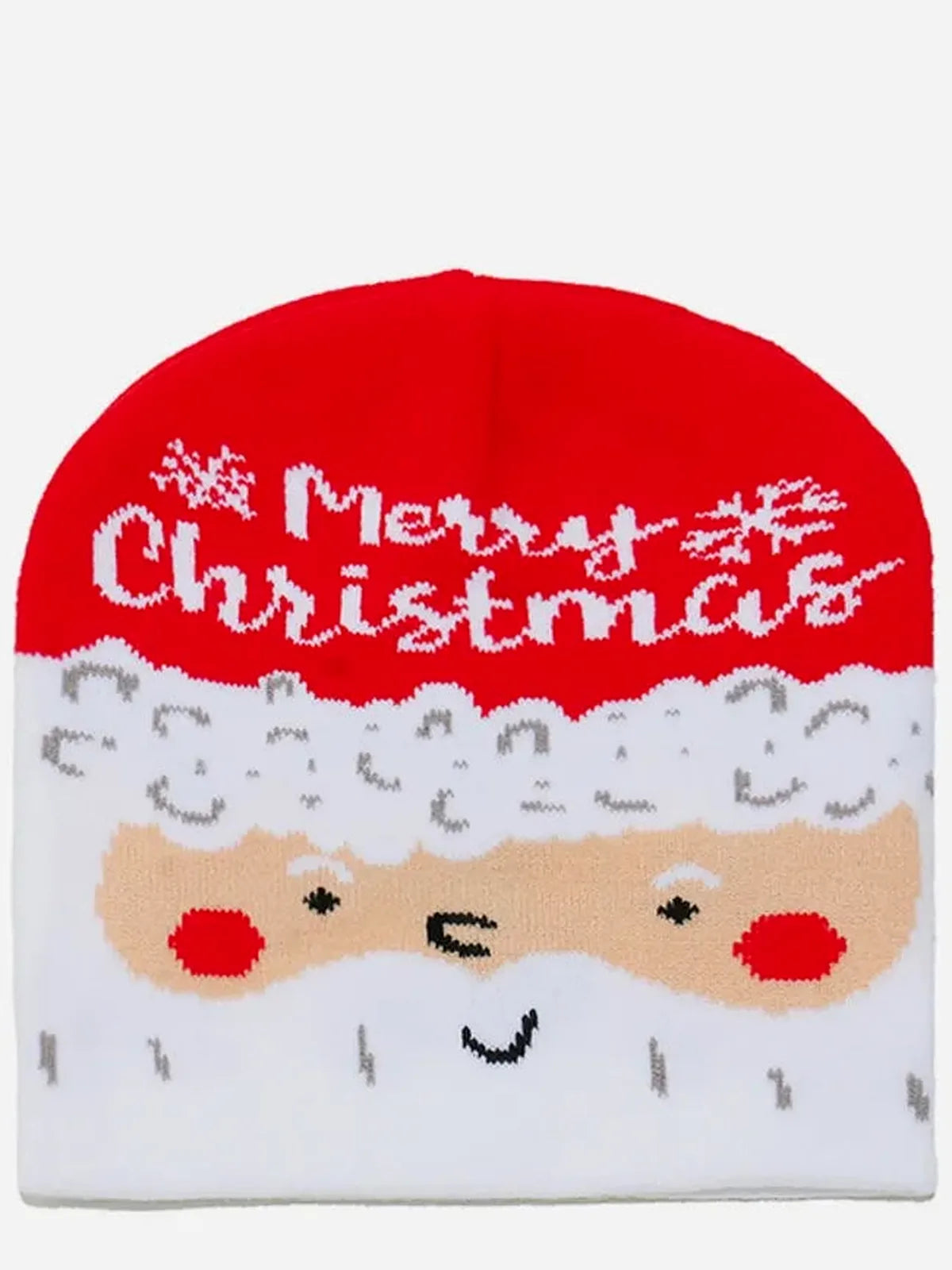 Christmas Pattern Knit Beanie