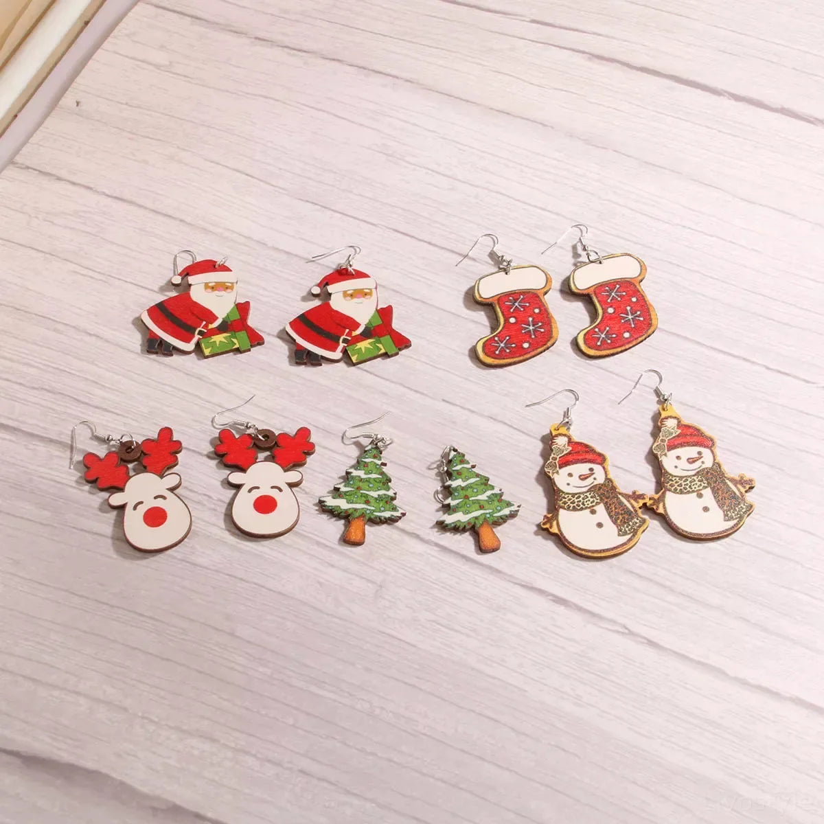 Christmas-Themed Dangle Earrings