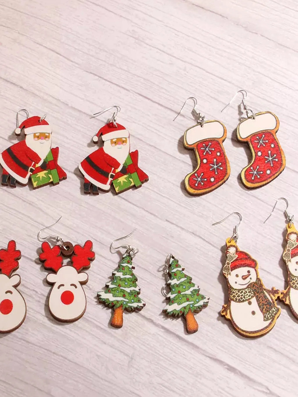 Christmas-Themed Dangle Earrings