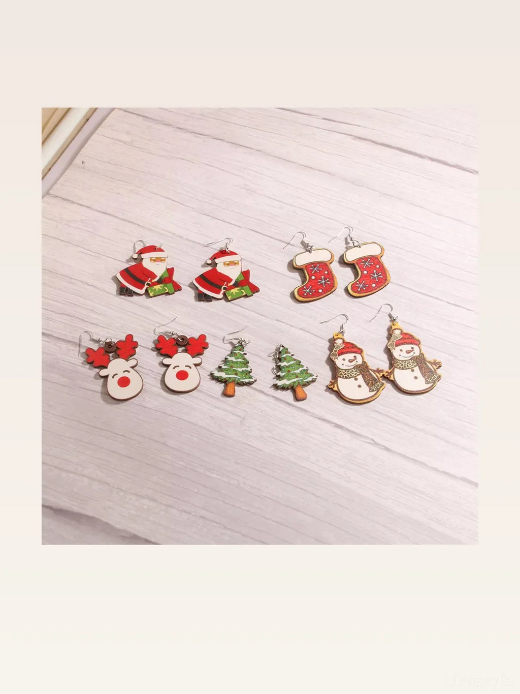 Christmas-Themed Dangle Earrings