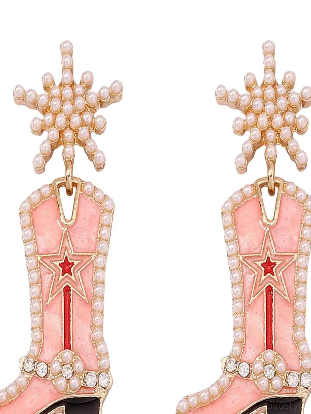 Cowgirl Boot Dangle Earrings