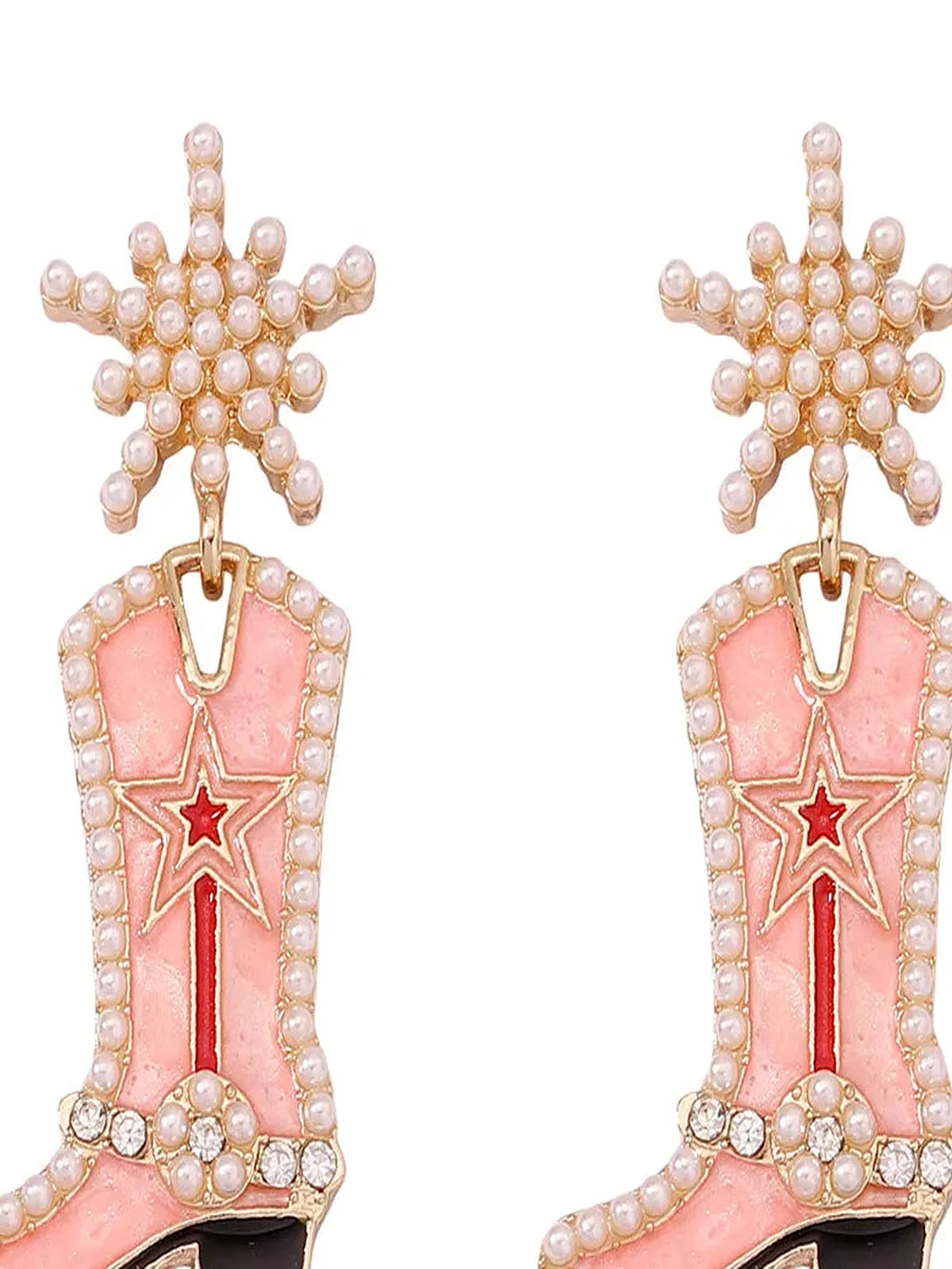 Cowgirl Boot Dangle Earrings