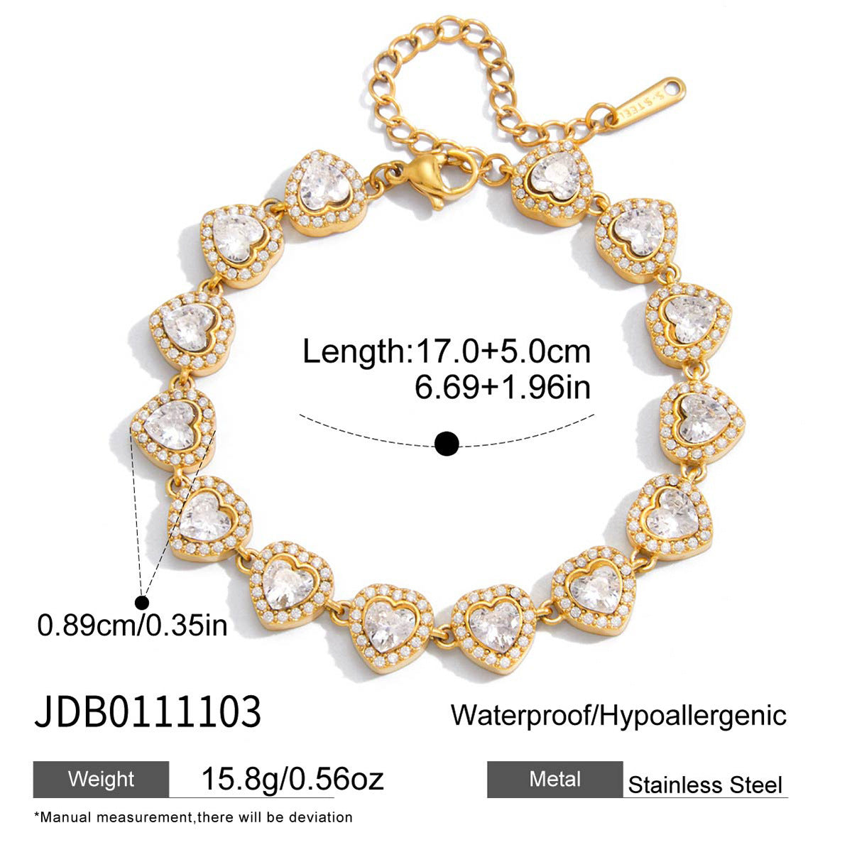 Pink Zircon Bracelet Collection