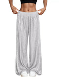Sequin Wide-Leg Pants