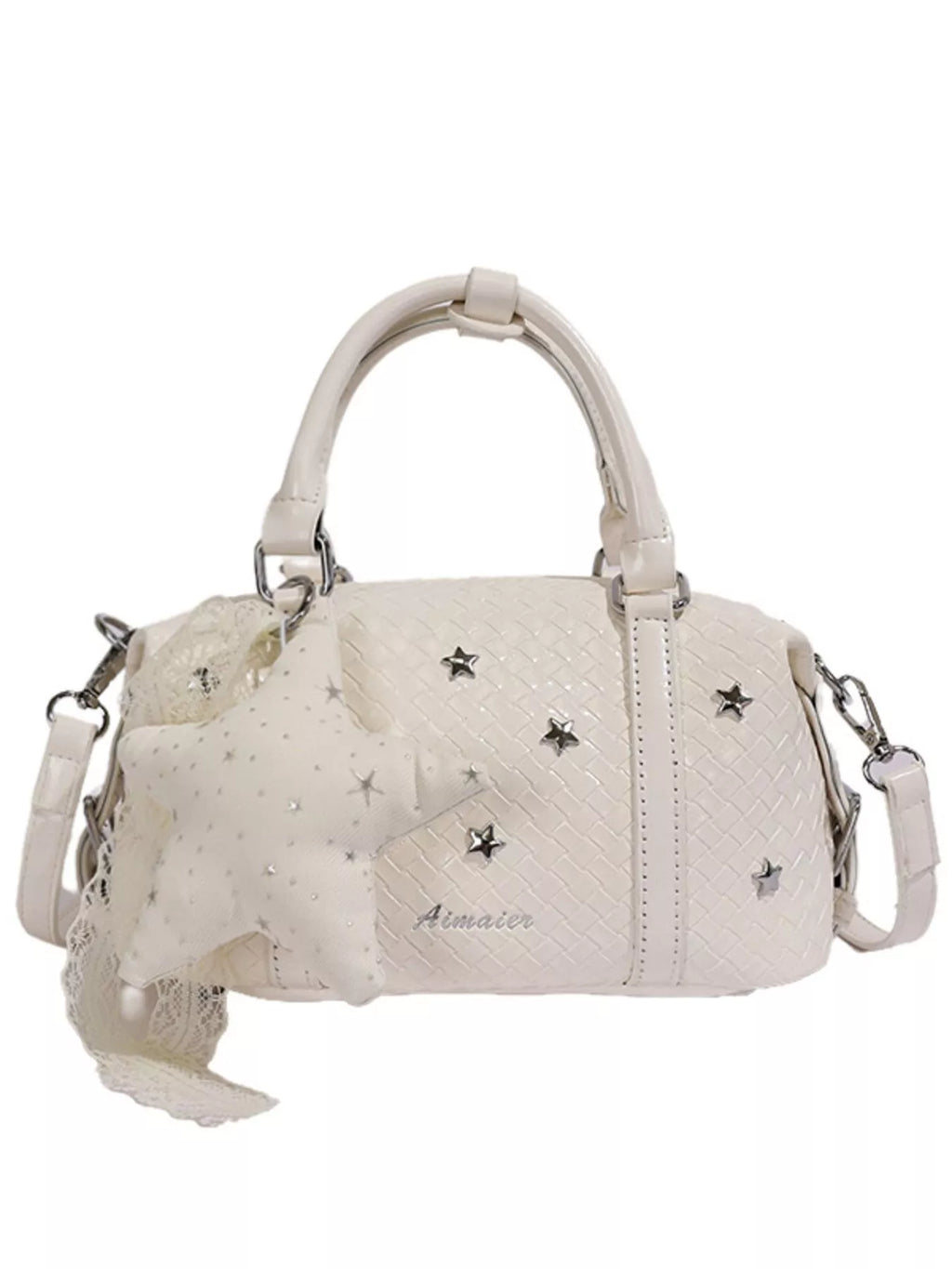 Star-Embellished Crossbody Bag