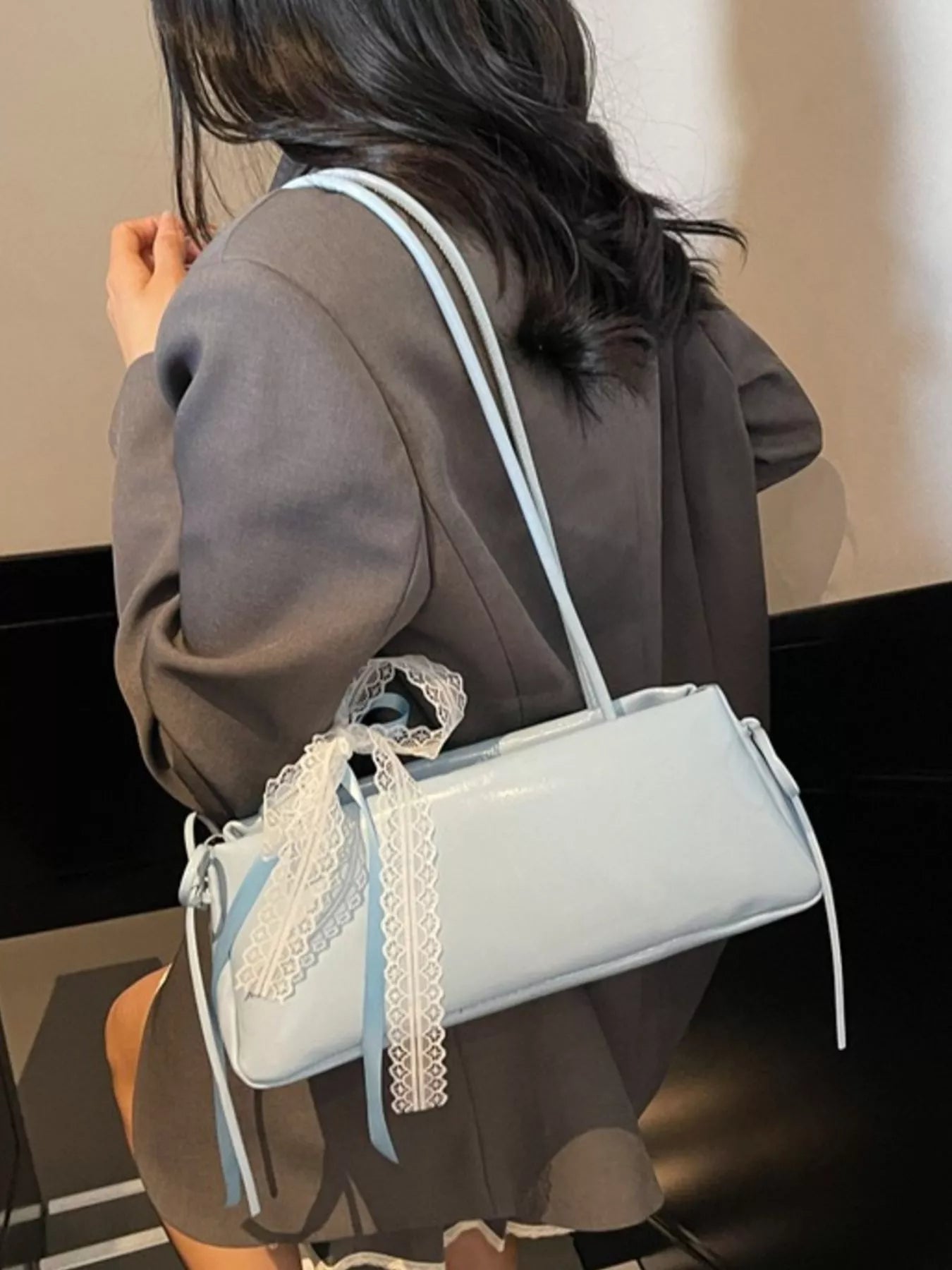 PU Leather Shoulder Bag