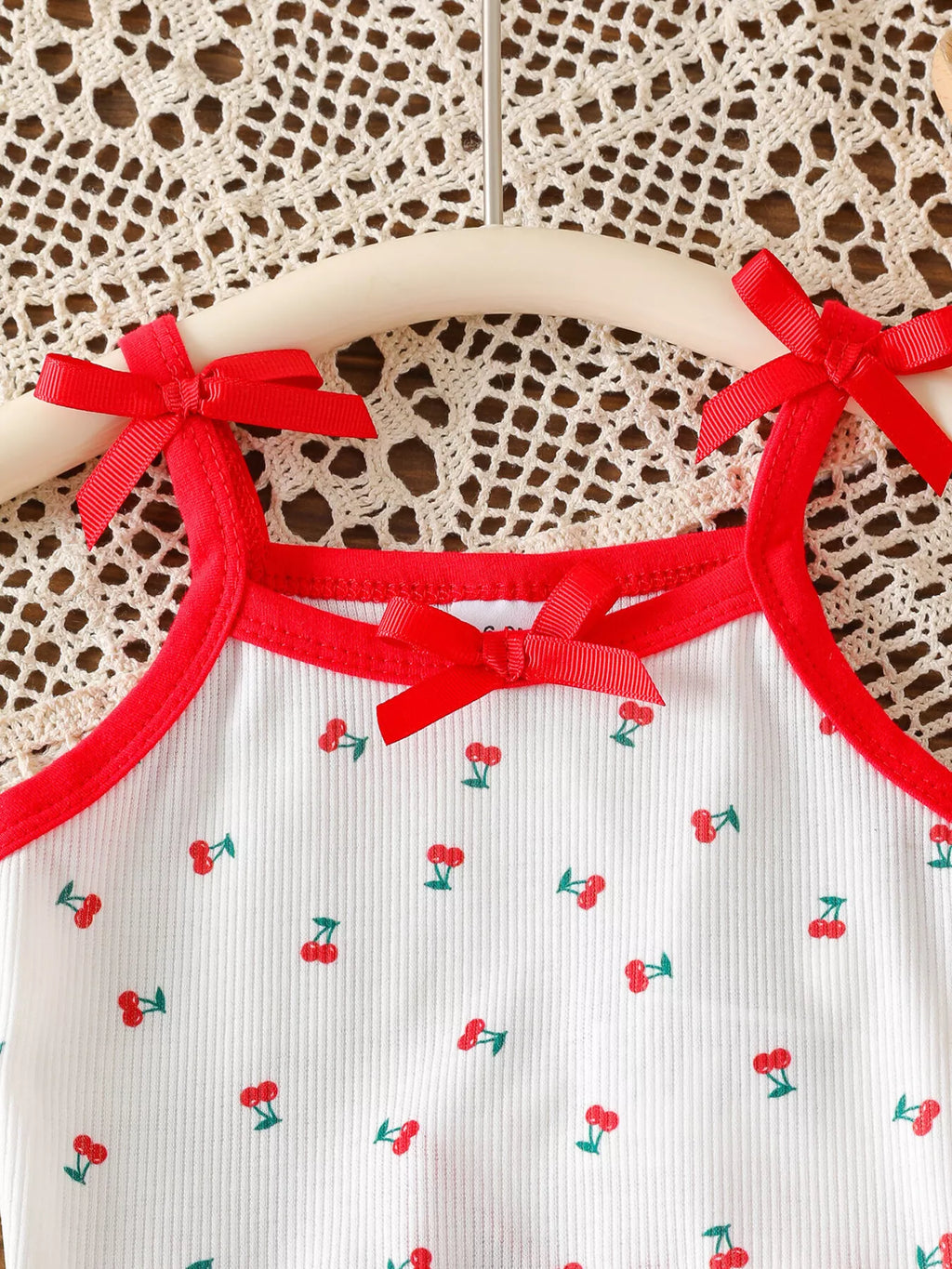 Children's Cherry Print Cami and Shorts Set