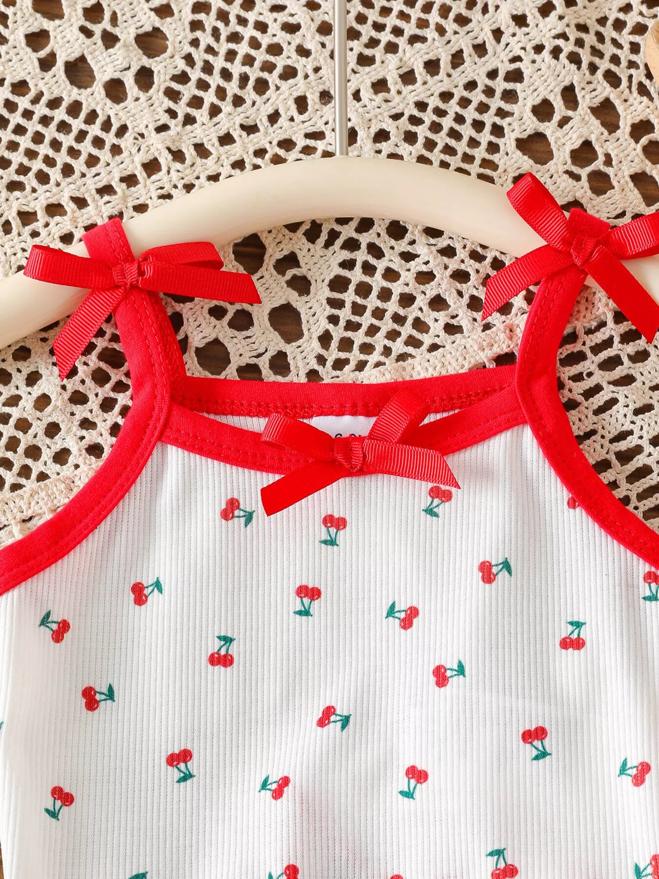 Children's Cherry Print Cami and Shorts Set