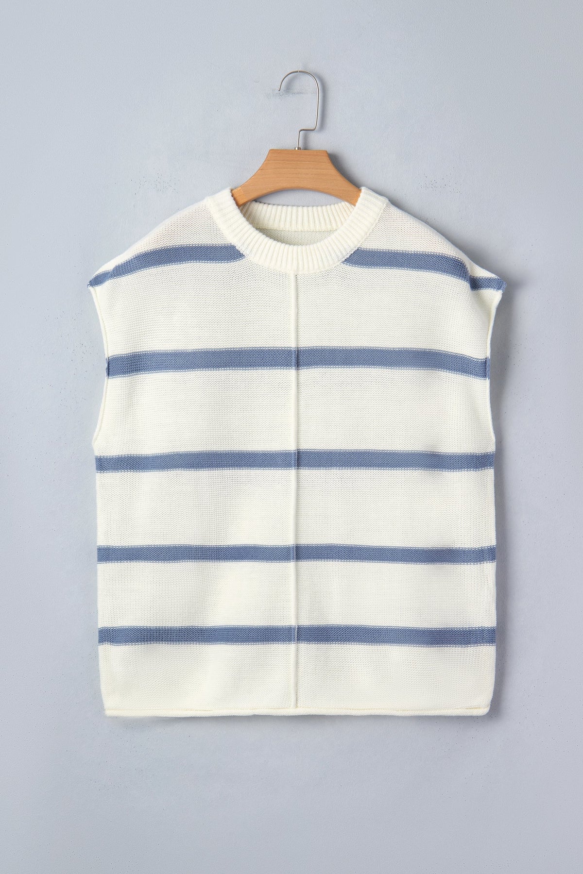 Stripe Batwing Sleeve Sweater Tee