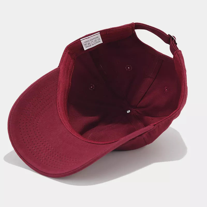 Adjustable Cotton Baseball Cap