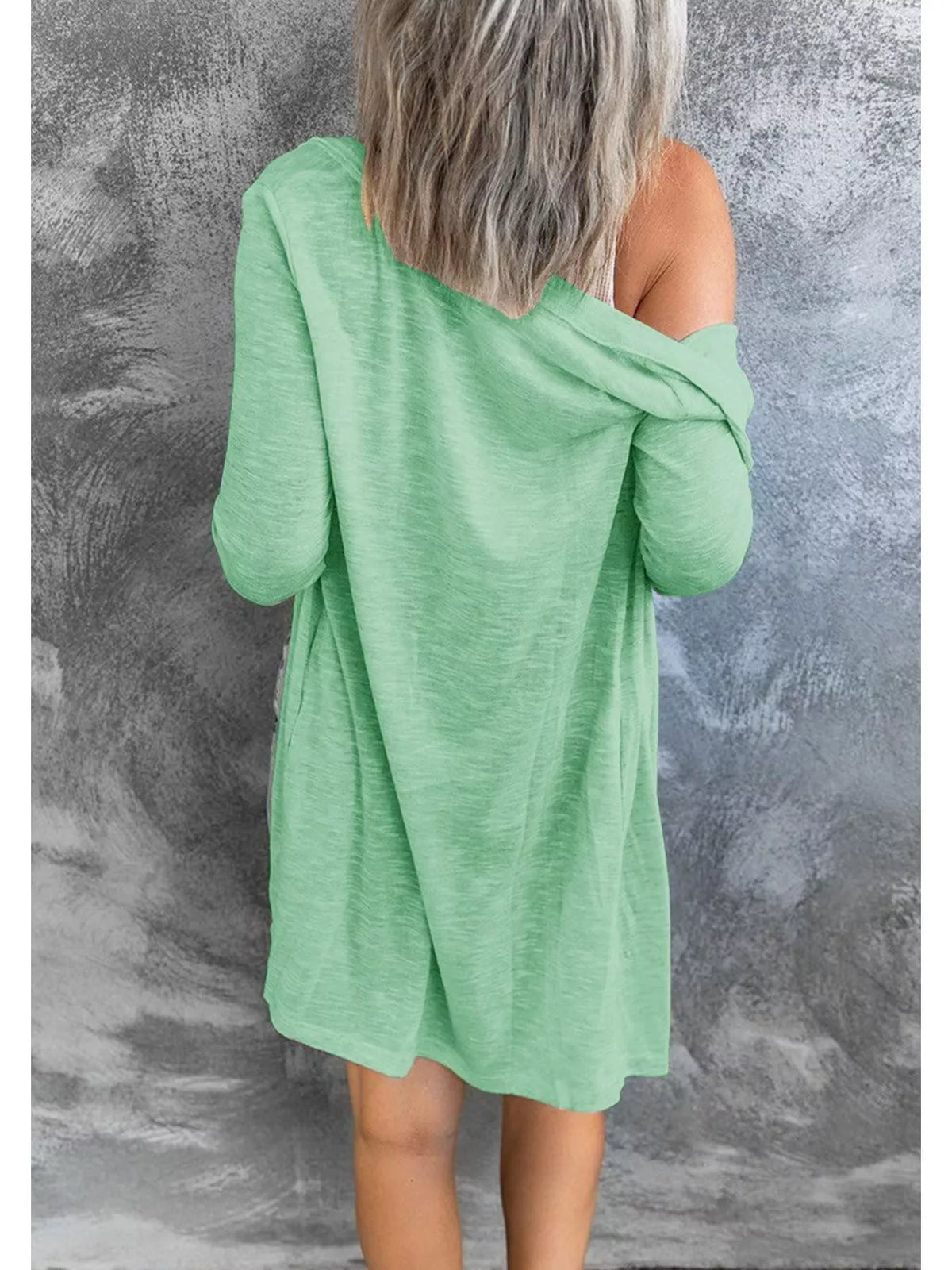 Full Size Lightweight Button-Up Cardigan Plus Size