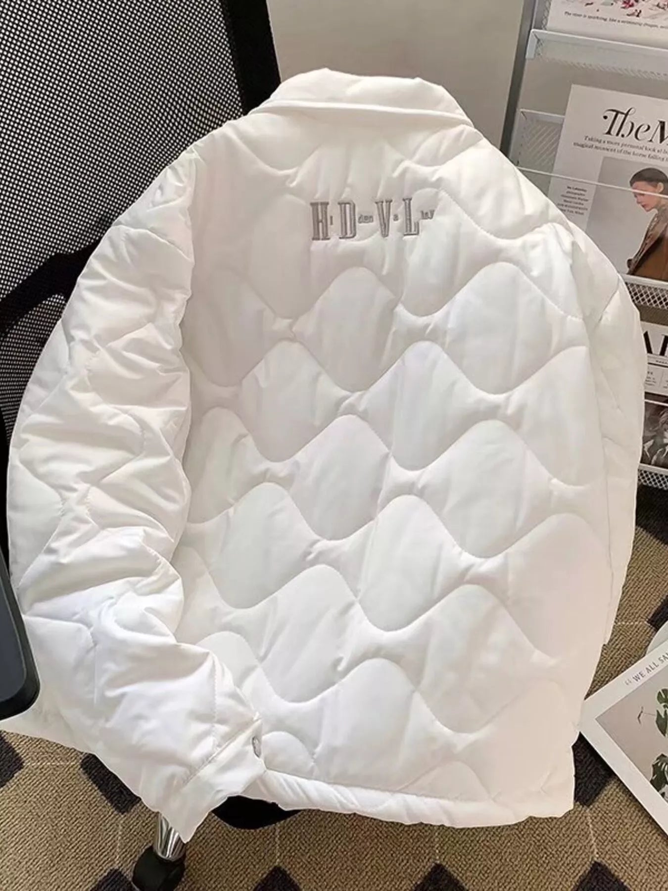 Men's Plus Size Quilted Zip-Up Outerwear