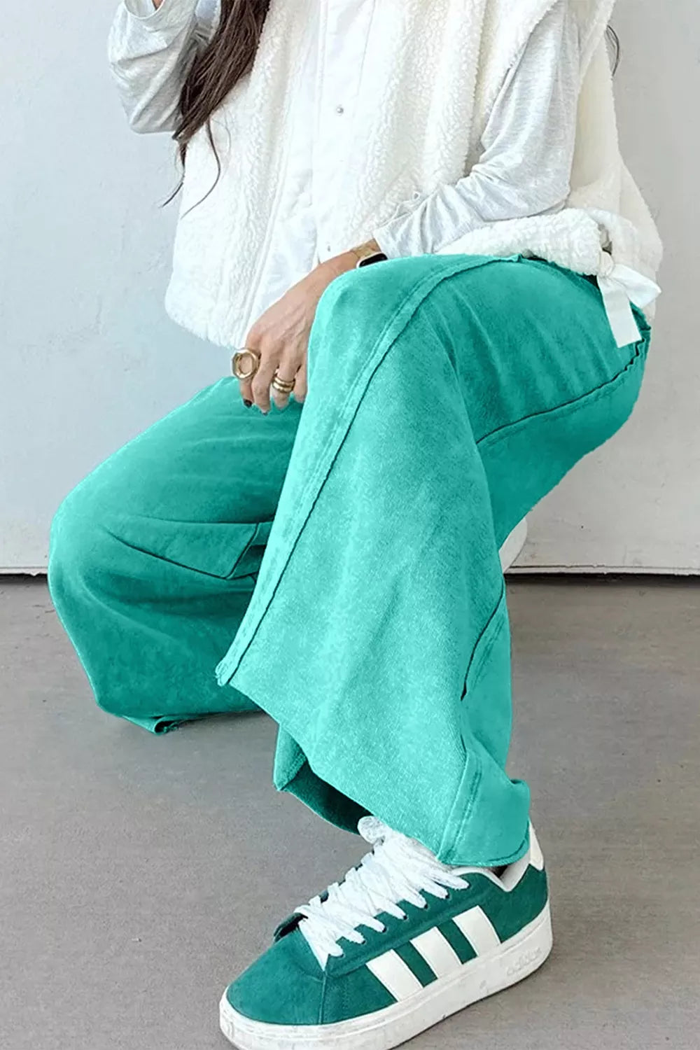 High-Waisted Wide-Leg Pants