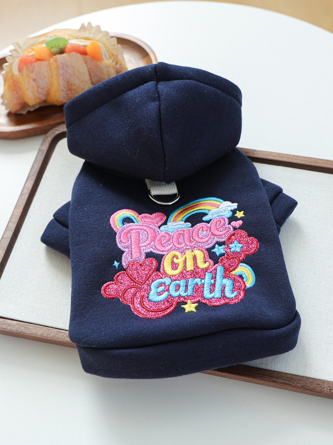 Embroidered Pet Hoodie