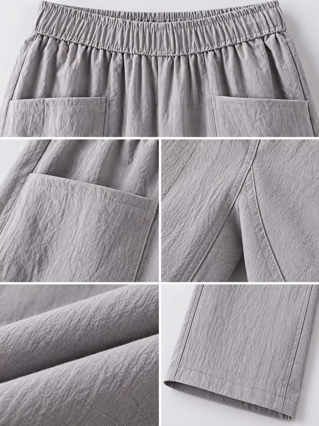 Full Size High-Waisted Elastic Loose Harem Pants Plus Size