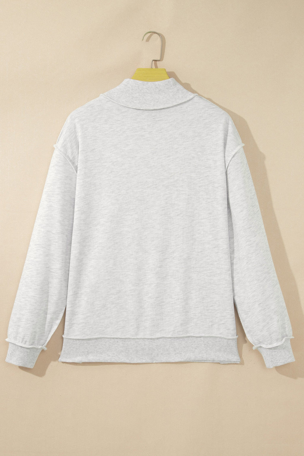 Plus Size JESUS/FAITH Letter Print Mock Neck Sweatshirt