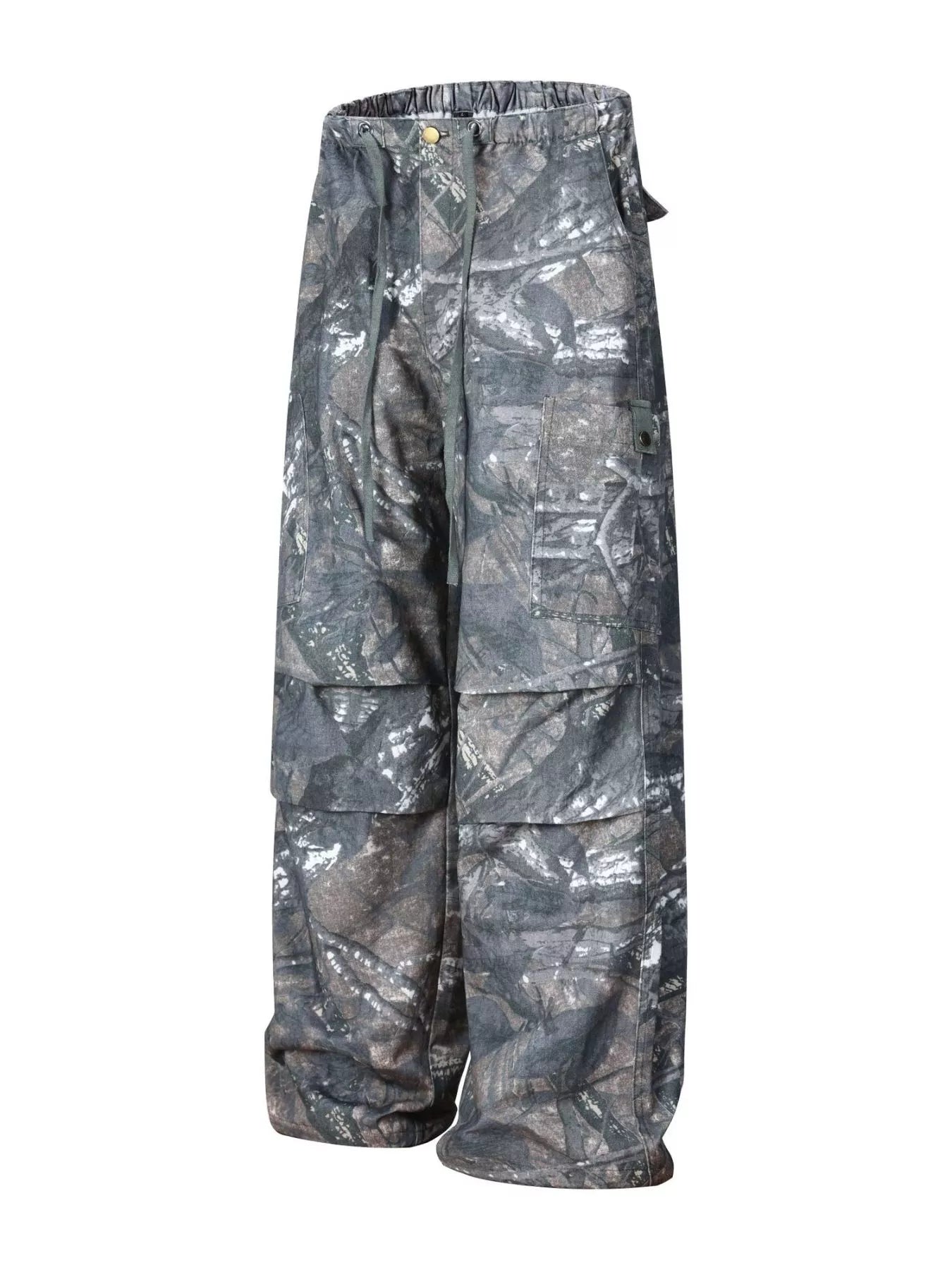 Men's Drawstring Camouflage Cargo Pants