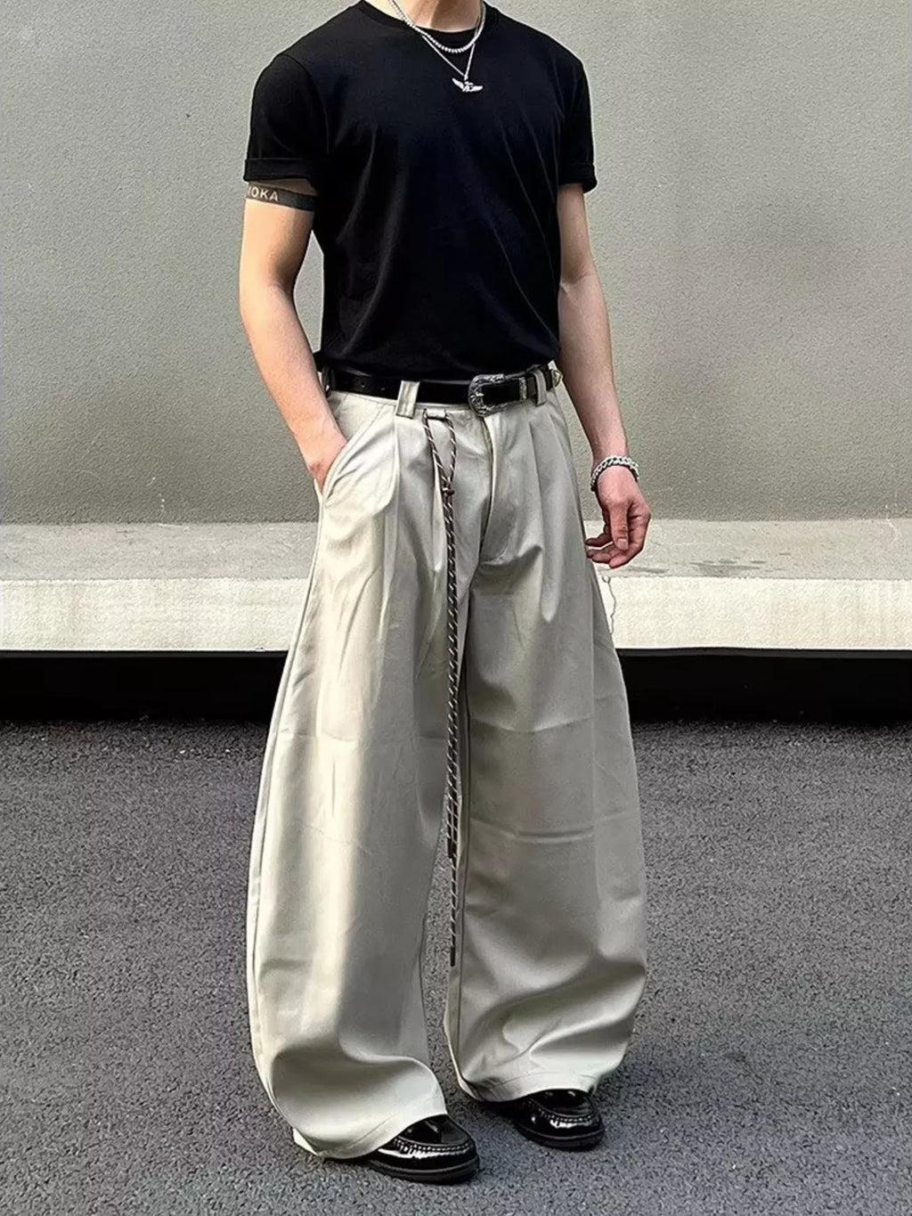 Men's Wide Leg Pants