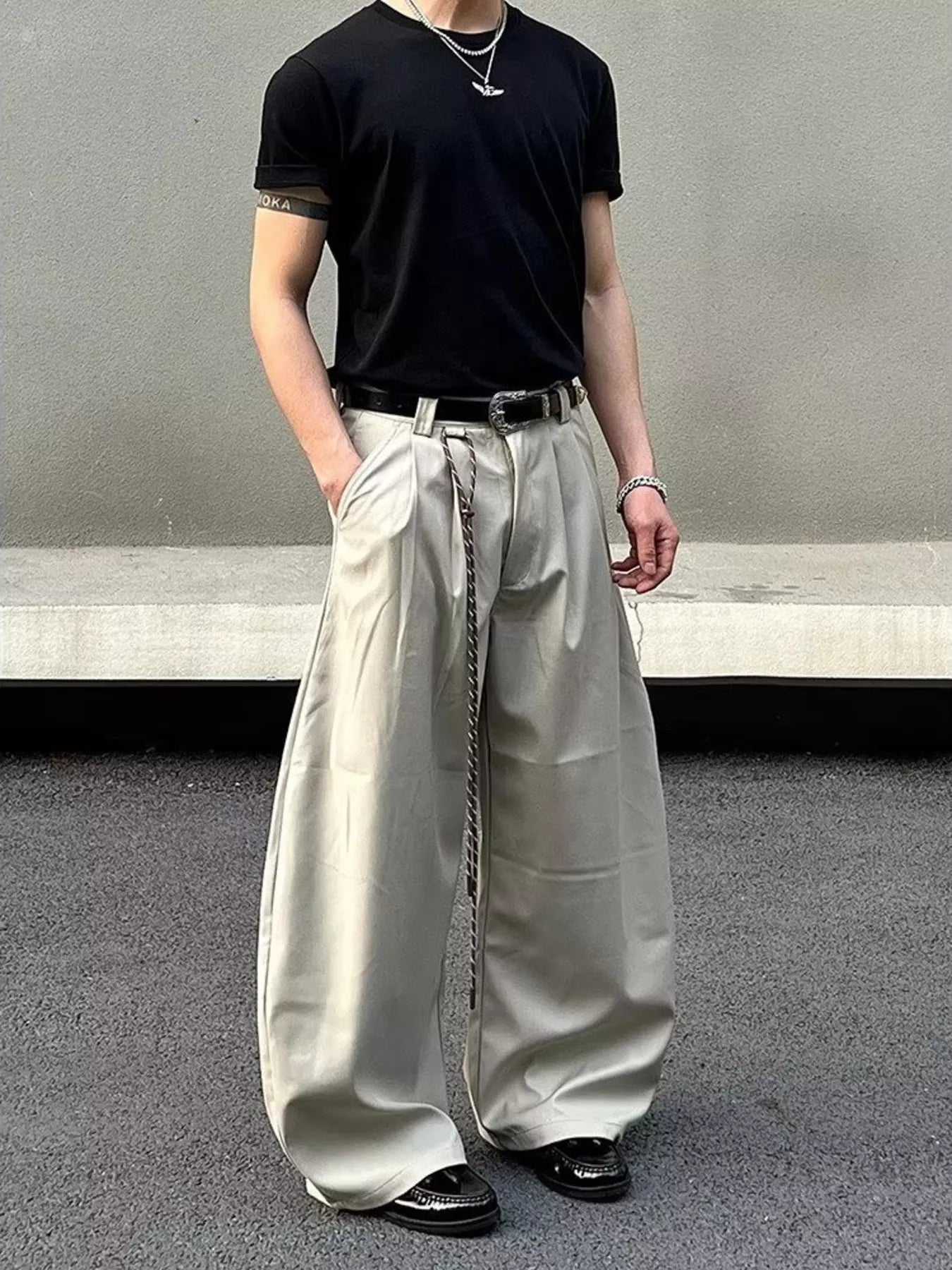 Men's Wide Leg Pants