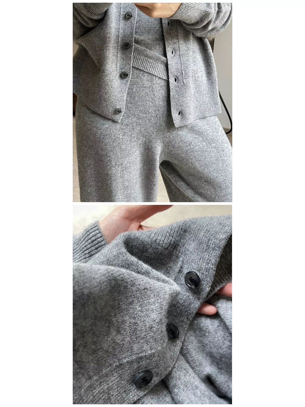 Button Up Long Sleeve Cardigan