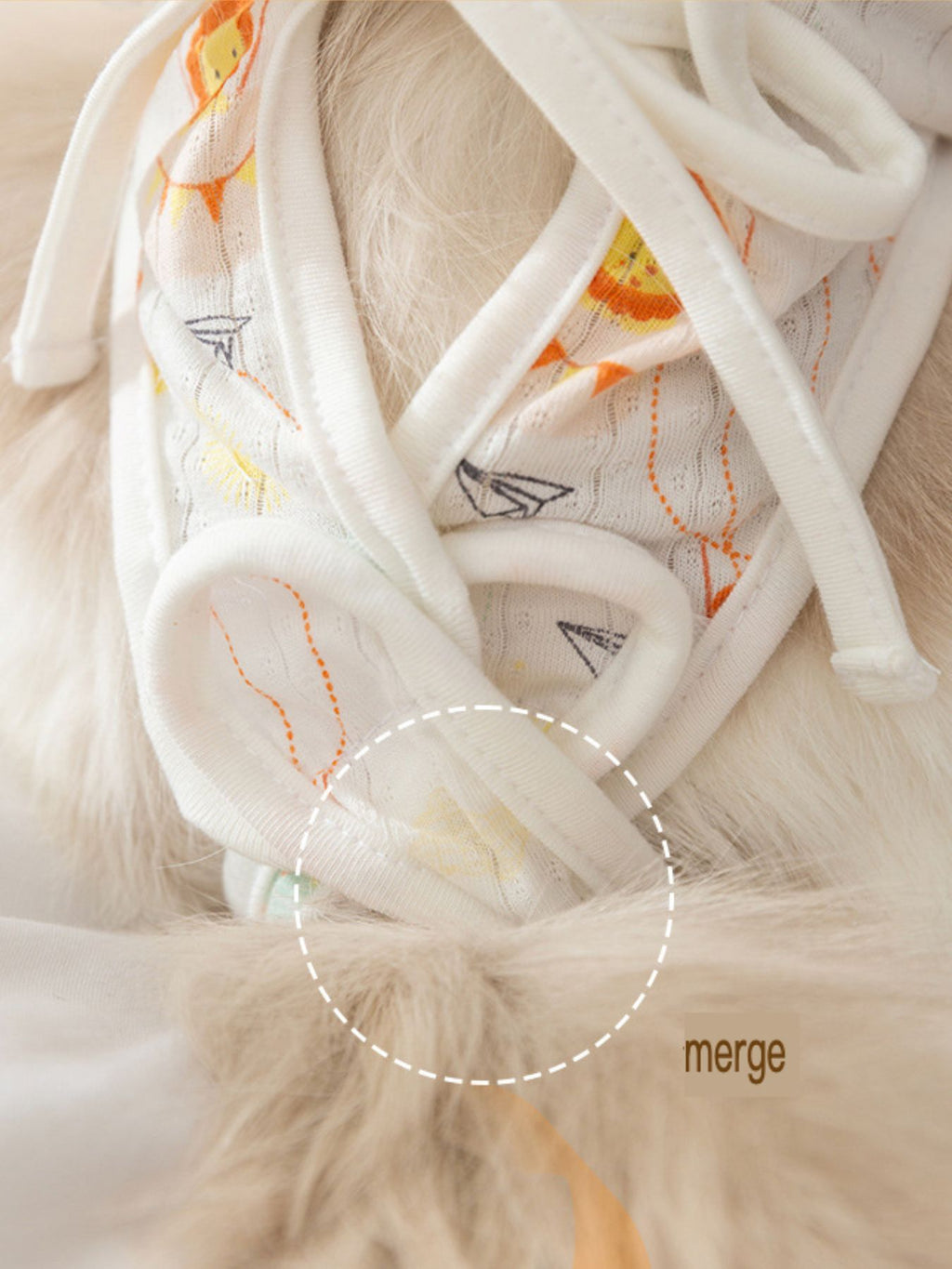 Adjustable Tie Pet Recovery Suit