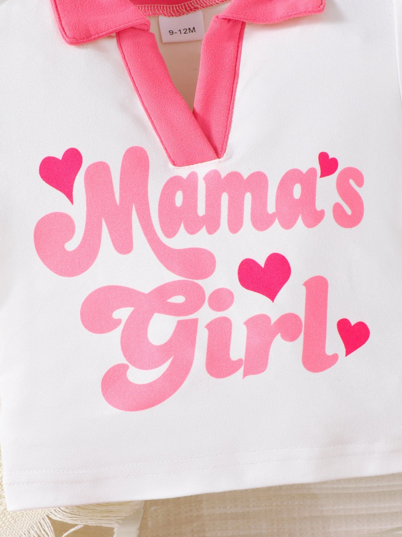 Children's Mama's Girl Short Sleeve Top and Ruffle Skirt Set