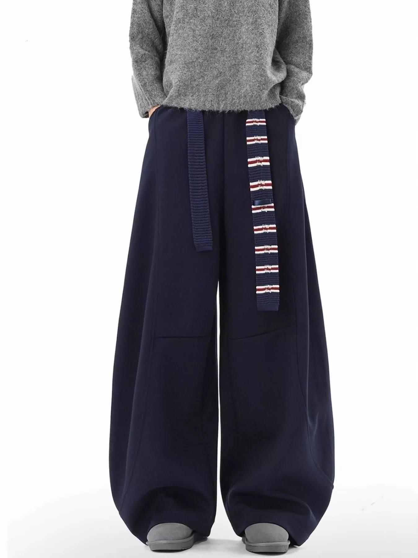 Men's Plus Size Wide Leg Sweatpants