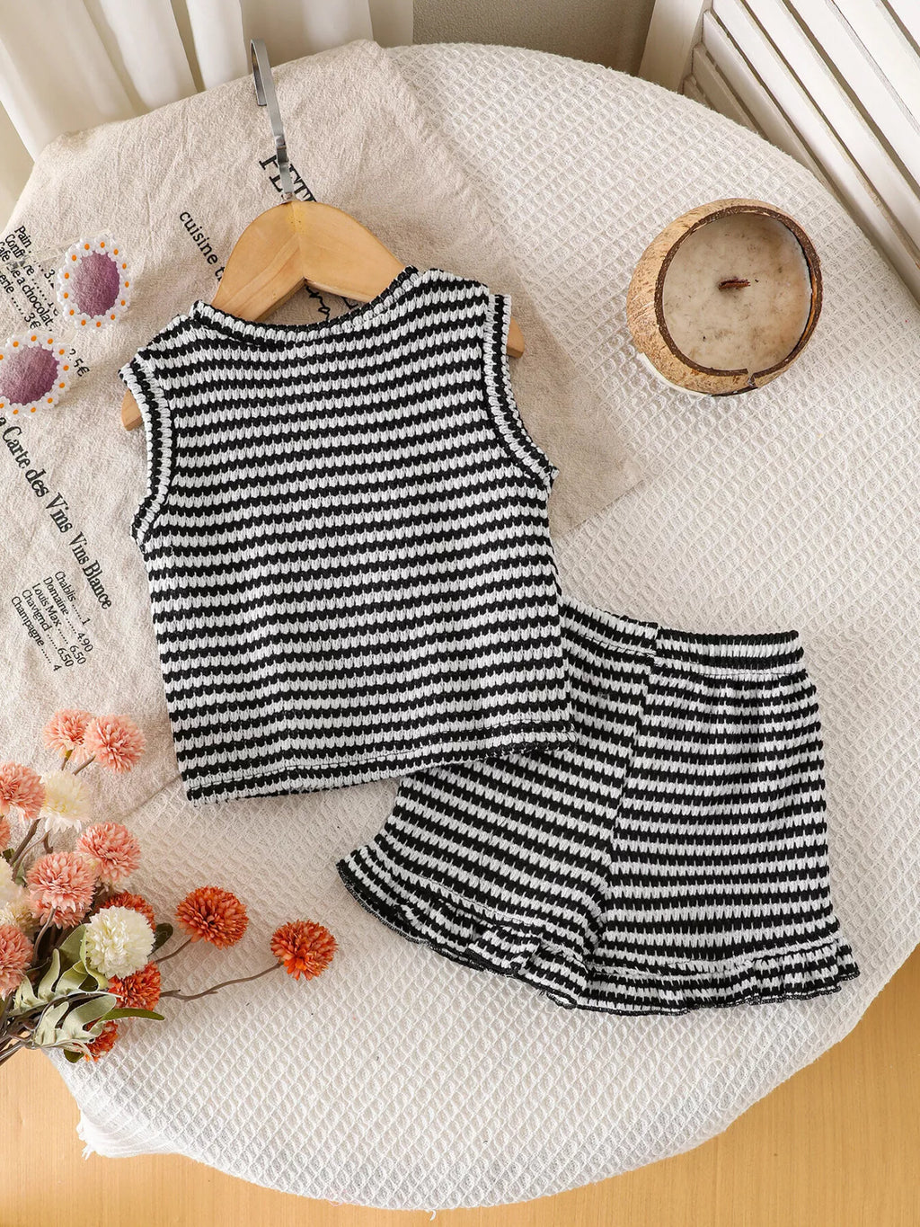 Children's Striped Tank and Shorts Set