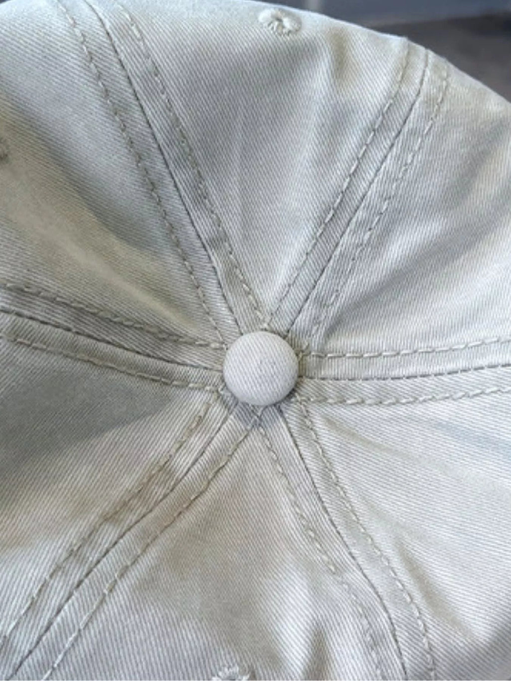 Distressed Embroidered Baseball Cap