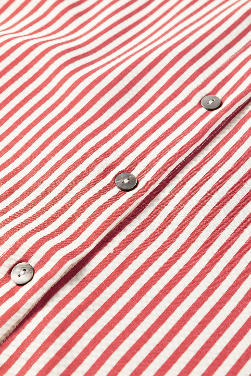 Racing Red Striped Leopard Print Patchwork Button Up Womens Shirt