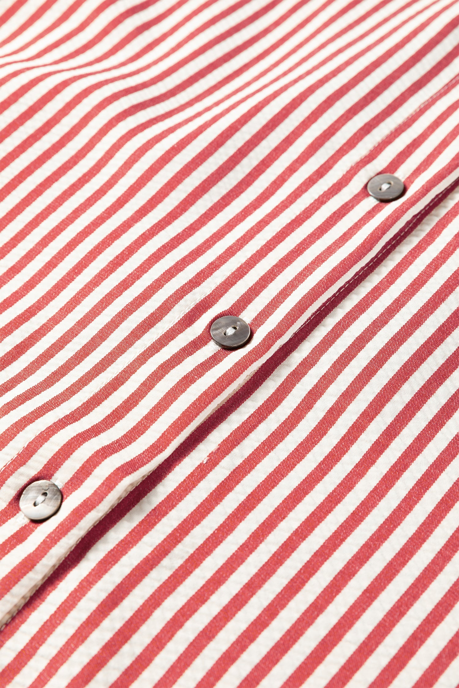 Racing Red Striped Leopard Print Patchwork Button Up Womens Shirt