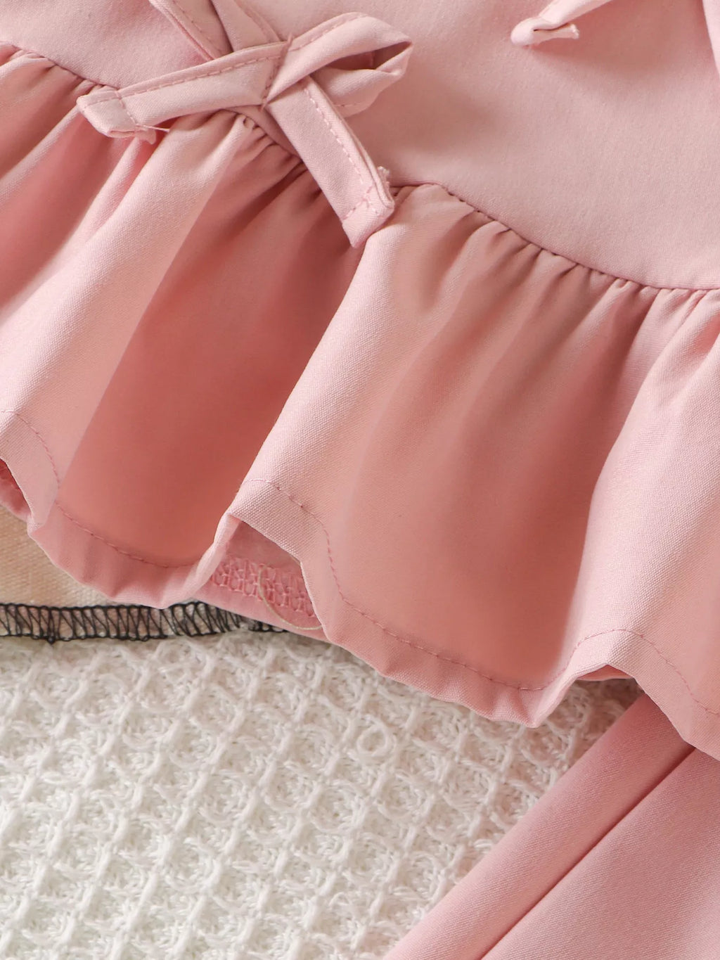 Children's Ruffled Hem Tank and Pants Set