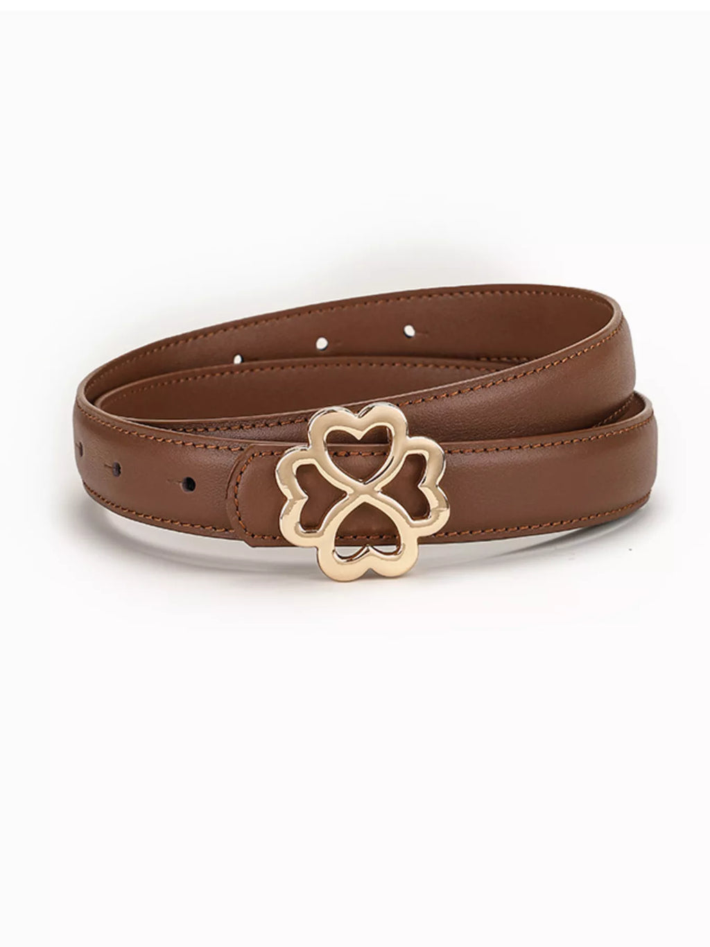 Clover Buckle Adjustable Belt