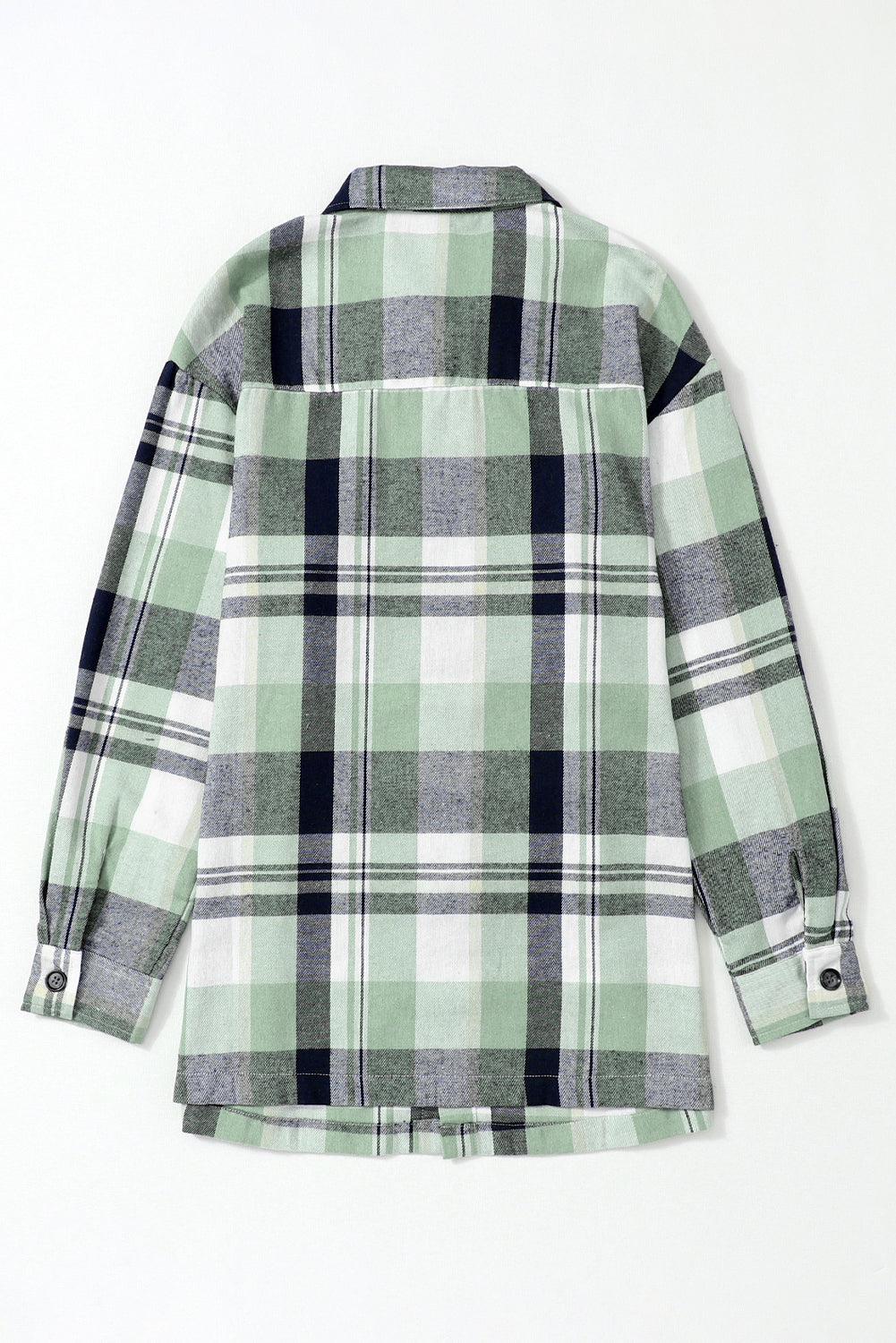Plaid Patch Pocket Buttoned Shirt
