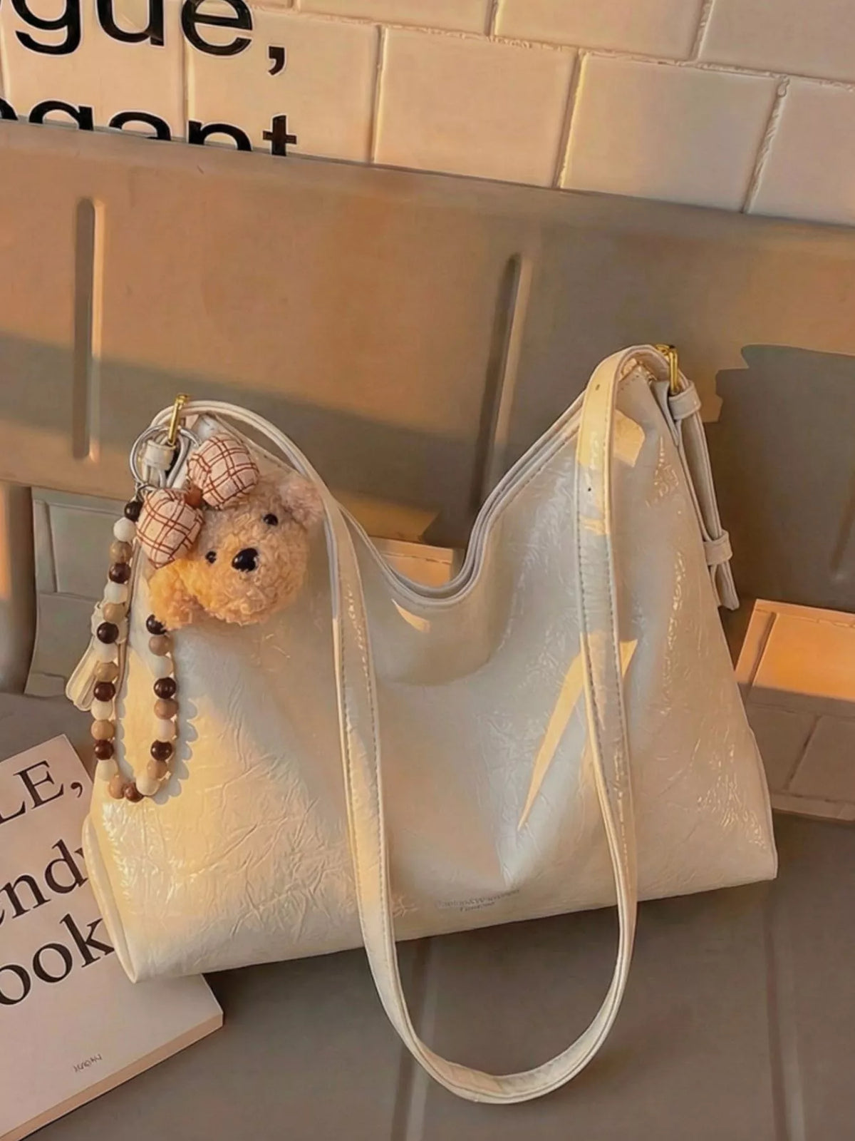 PU Leather Shoulder Bag