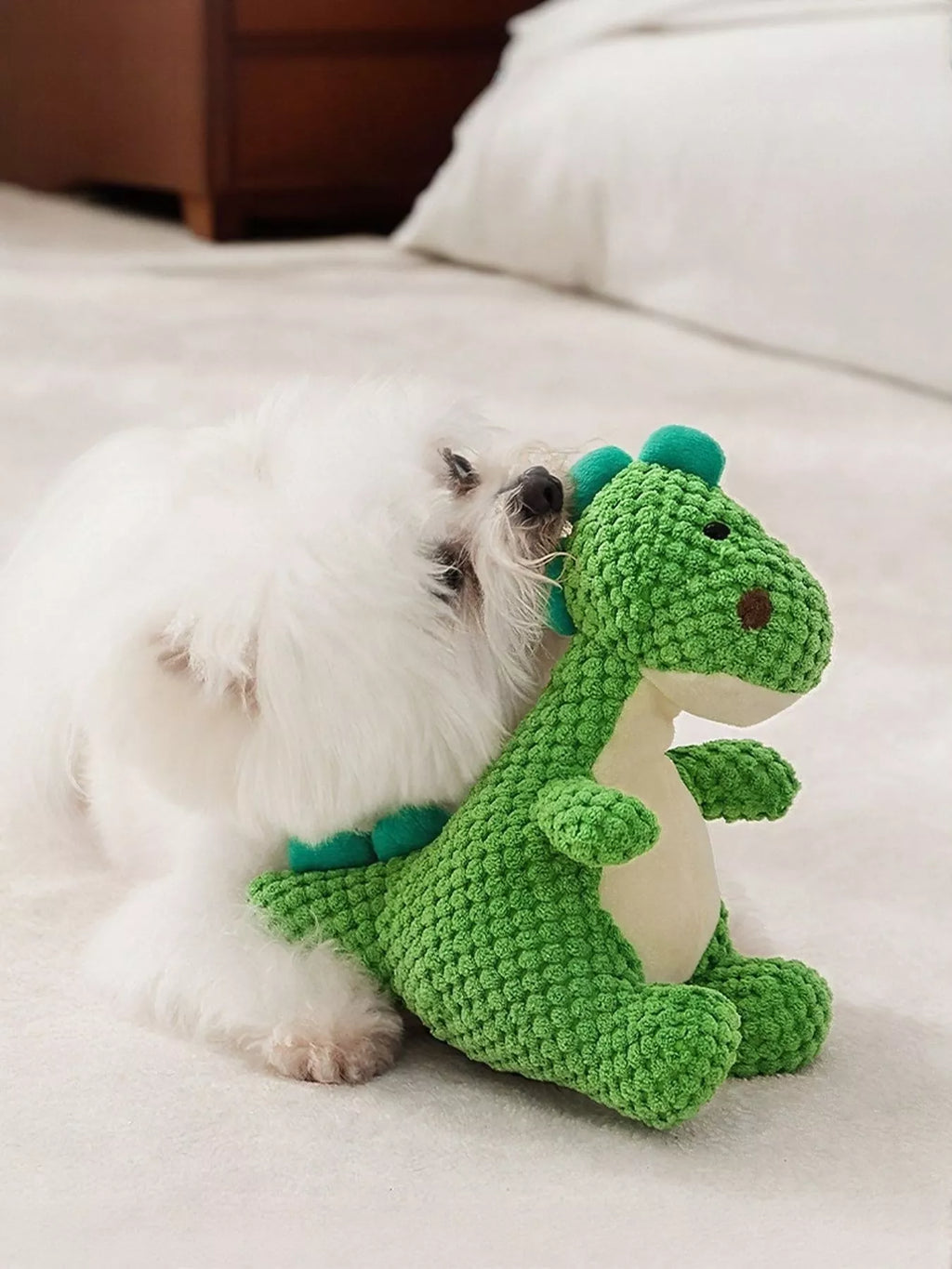 Dinosaur Squeaky Chew Pet Plush Toy