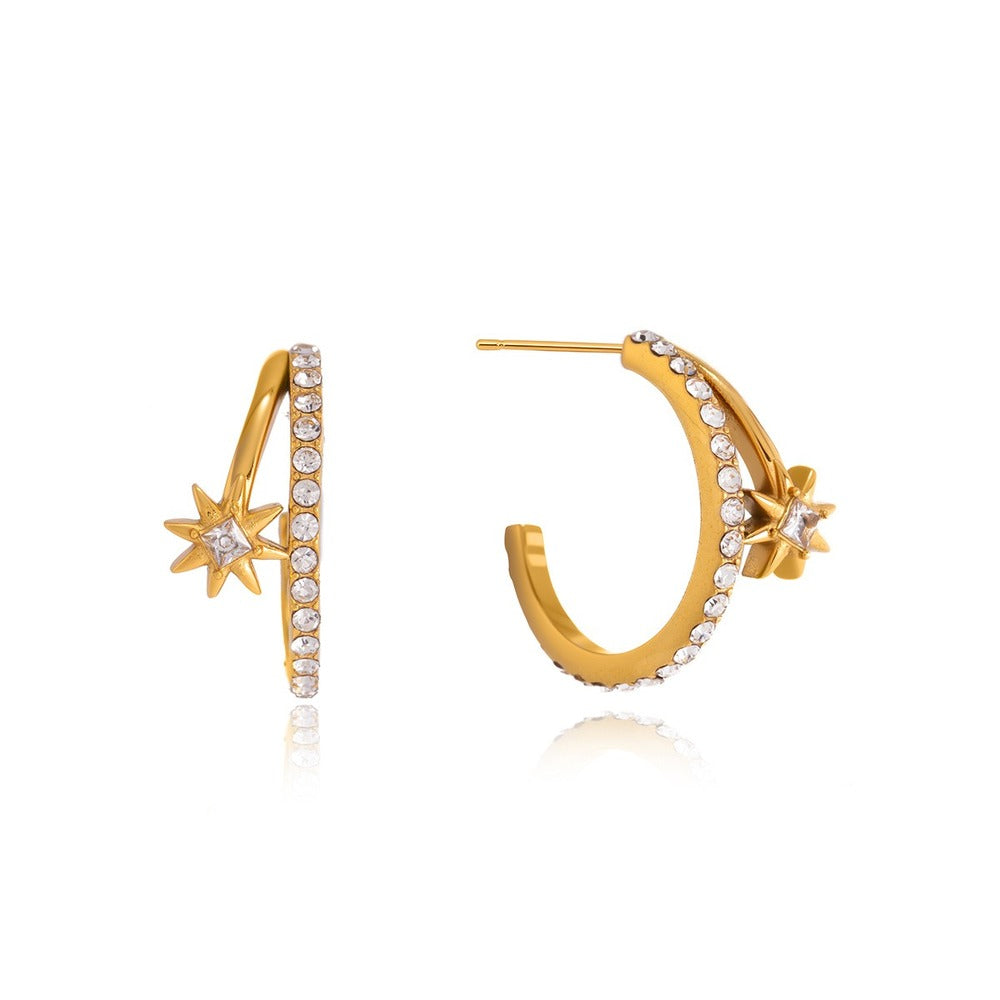 Sculpted Hoop Earrings