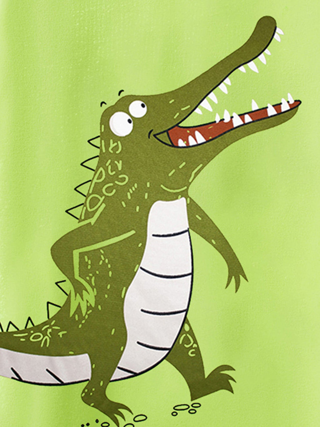 Children's Crocodile Graphic Short Sleeve T-Shirt