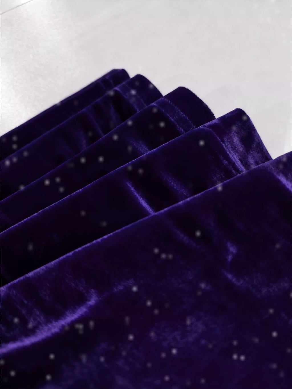 Velvet High Waist Flared Pants