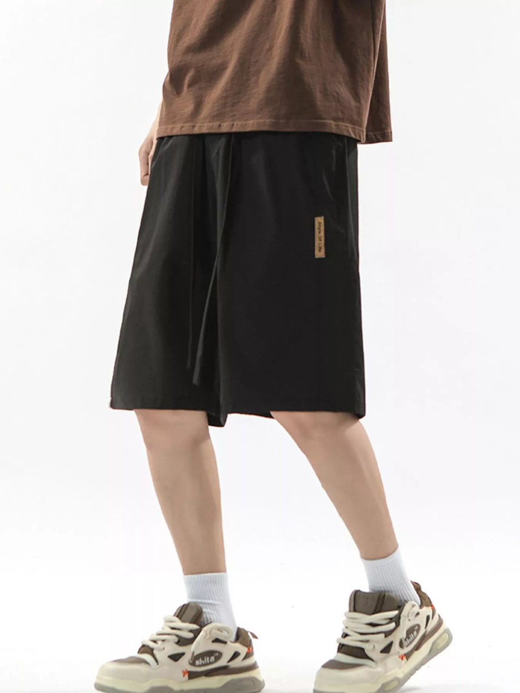 Men's Full Size Drawstring Casual Loose-Fit Pants Plus Size