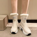 Side Zipper Platform Boots