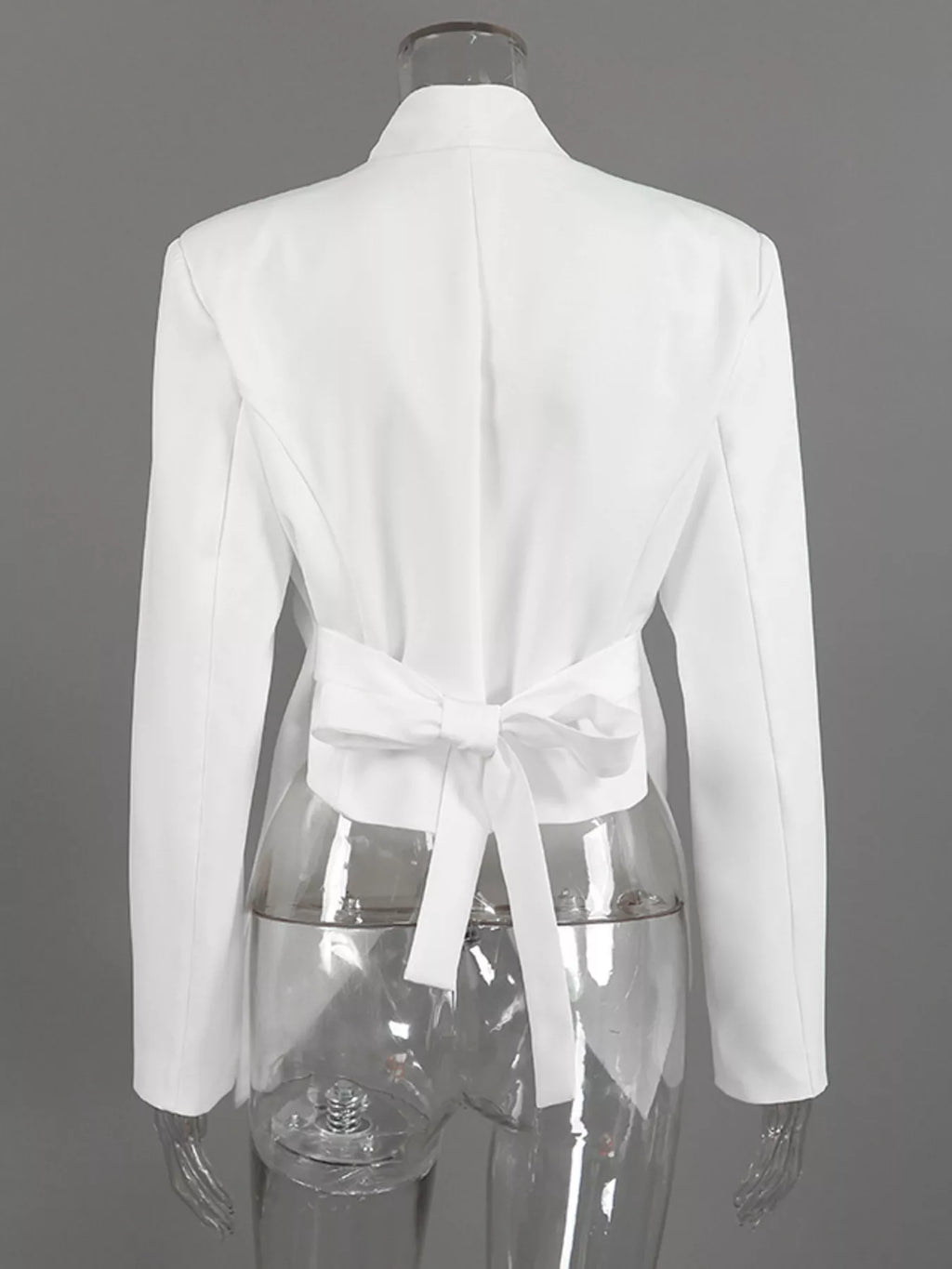 Slim-Fit Asymmetric Hem Blazer