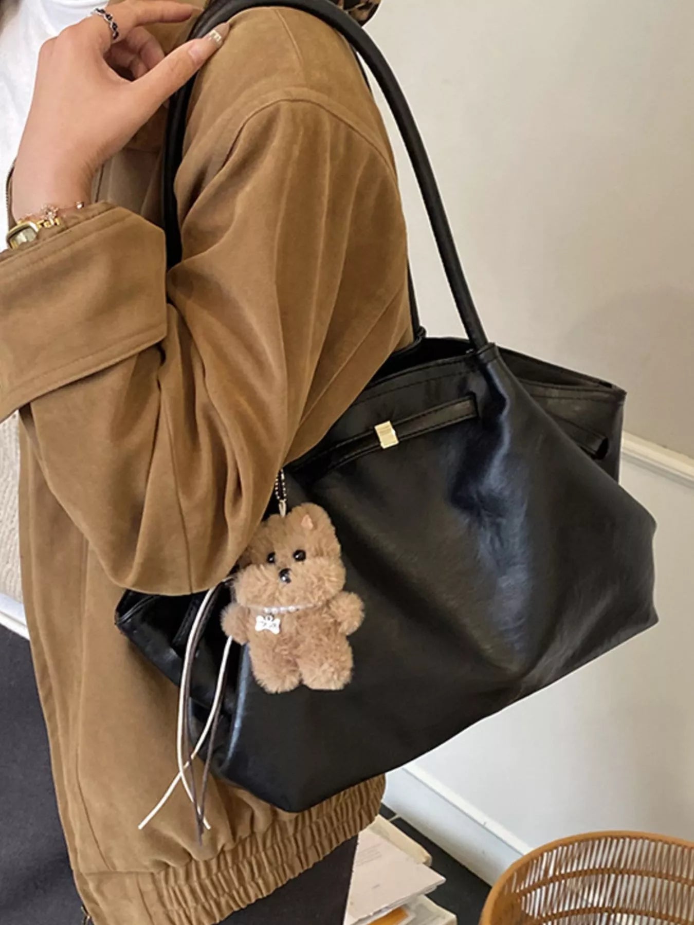 PU Leather Shoulder Bag