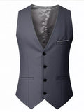 Men's Plus Size Classic Fit Button Up Vest