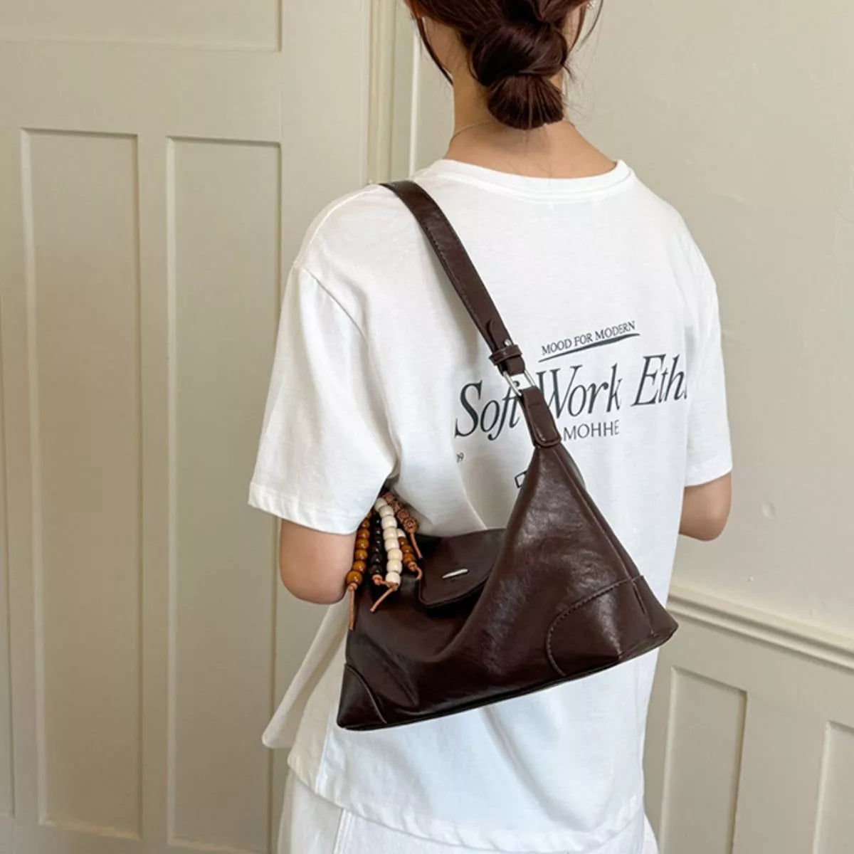 Vintage Leather Shoulder Bag