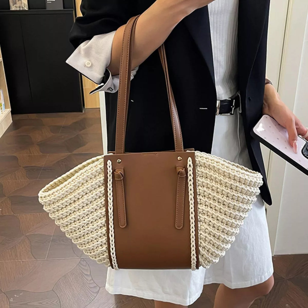 Straw Woven Shoulder Bag