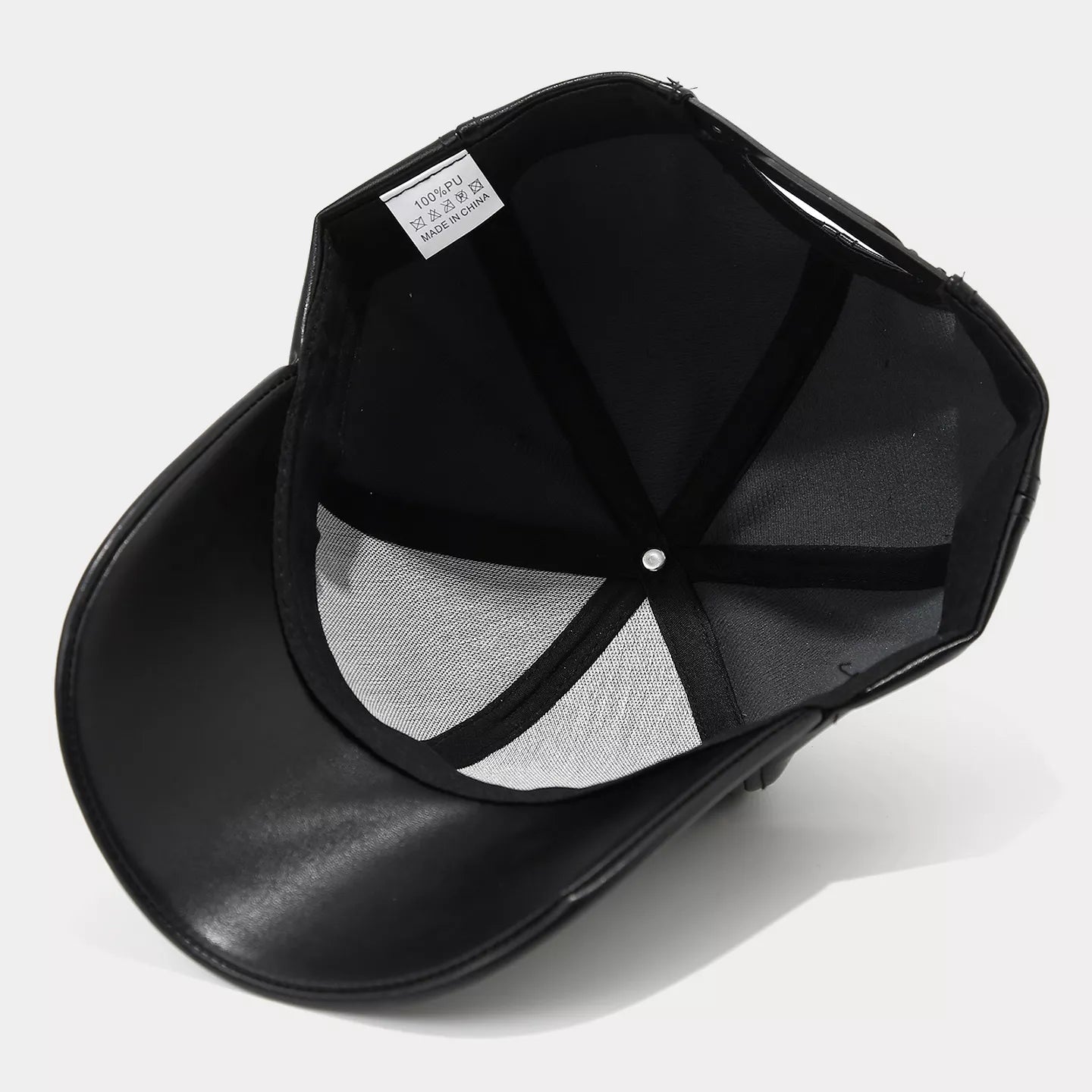 PU Leather Baseball Cap