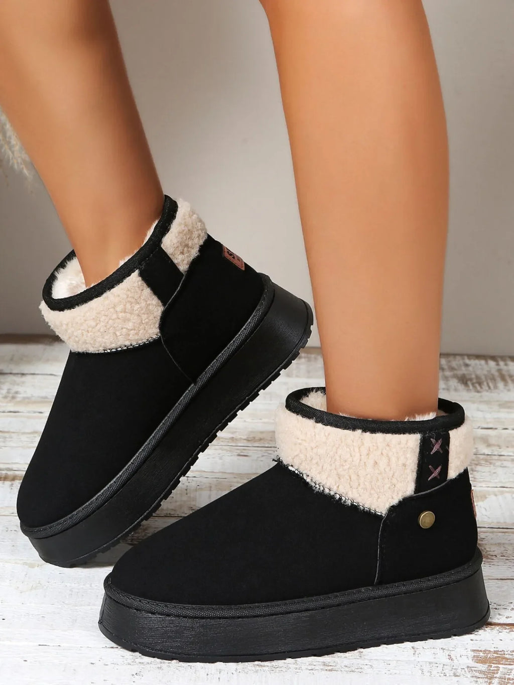 Platform Sherpa Lined Winter Boots