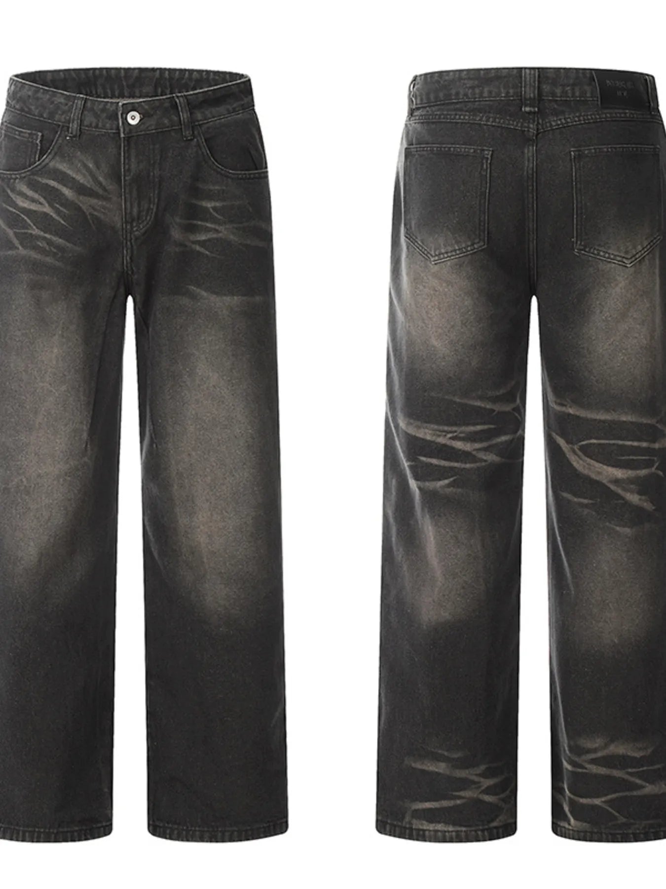 Men's Vintage Wash Loose Fit Jeans